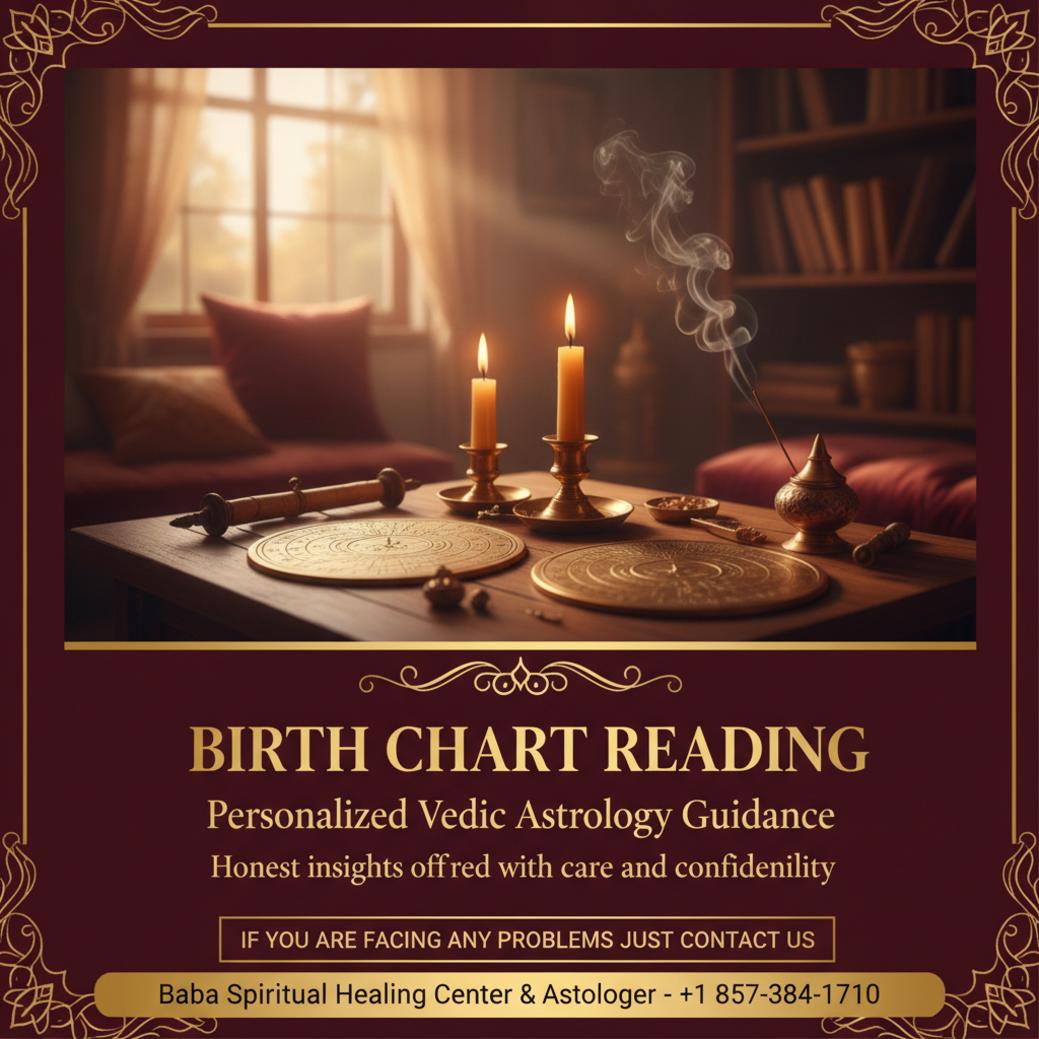 Vedic birth chart reading tools in warm Waltham setting