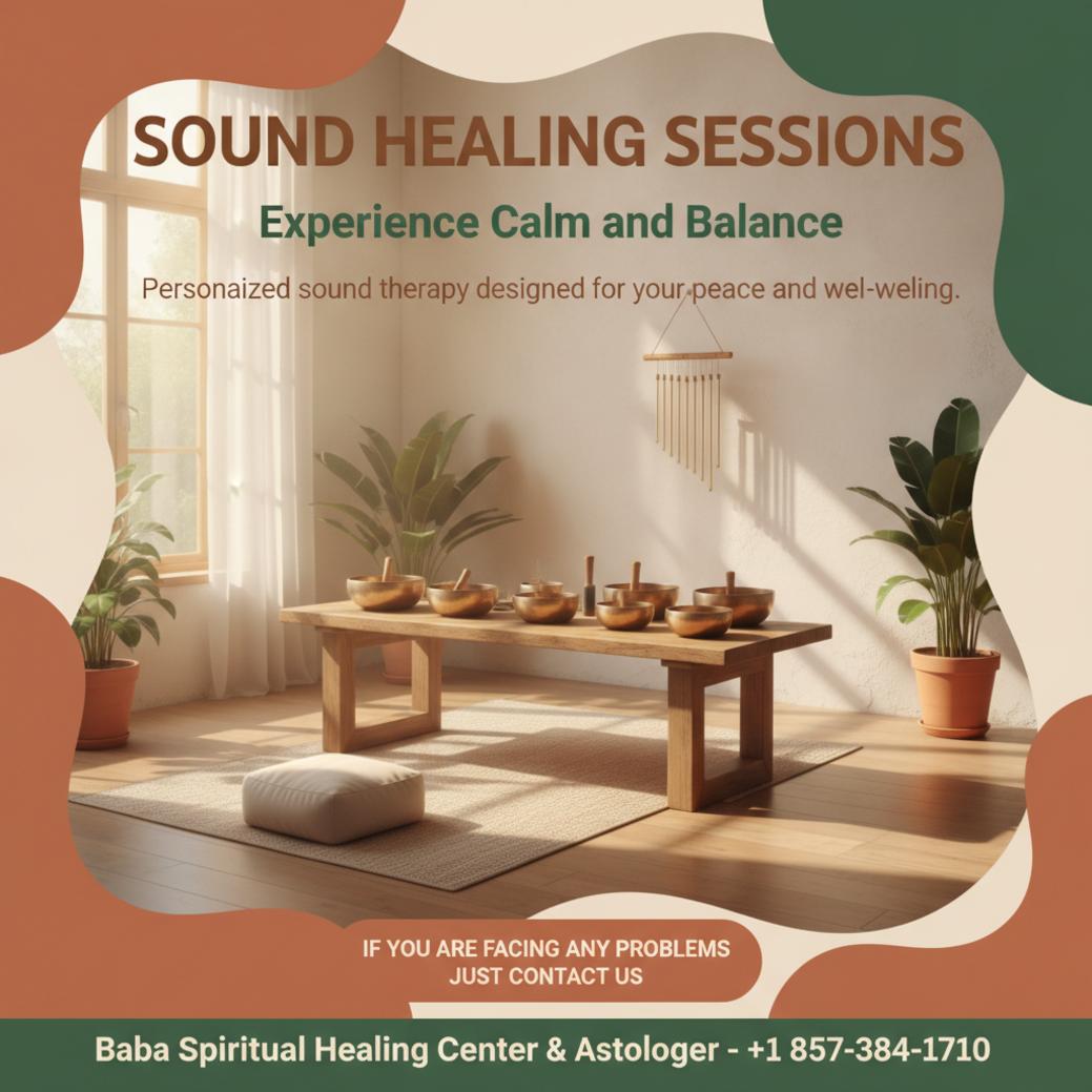 Sound healing instruments in a peaceful Framingham MA room