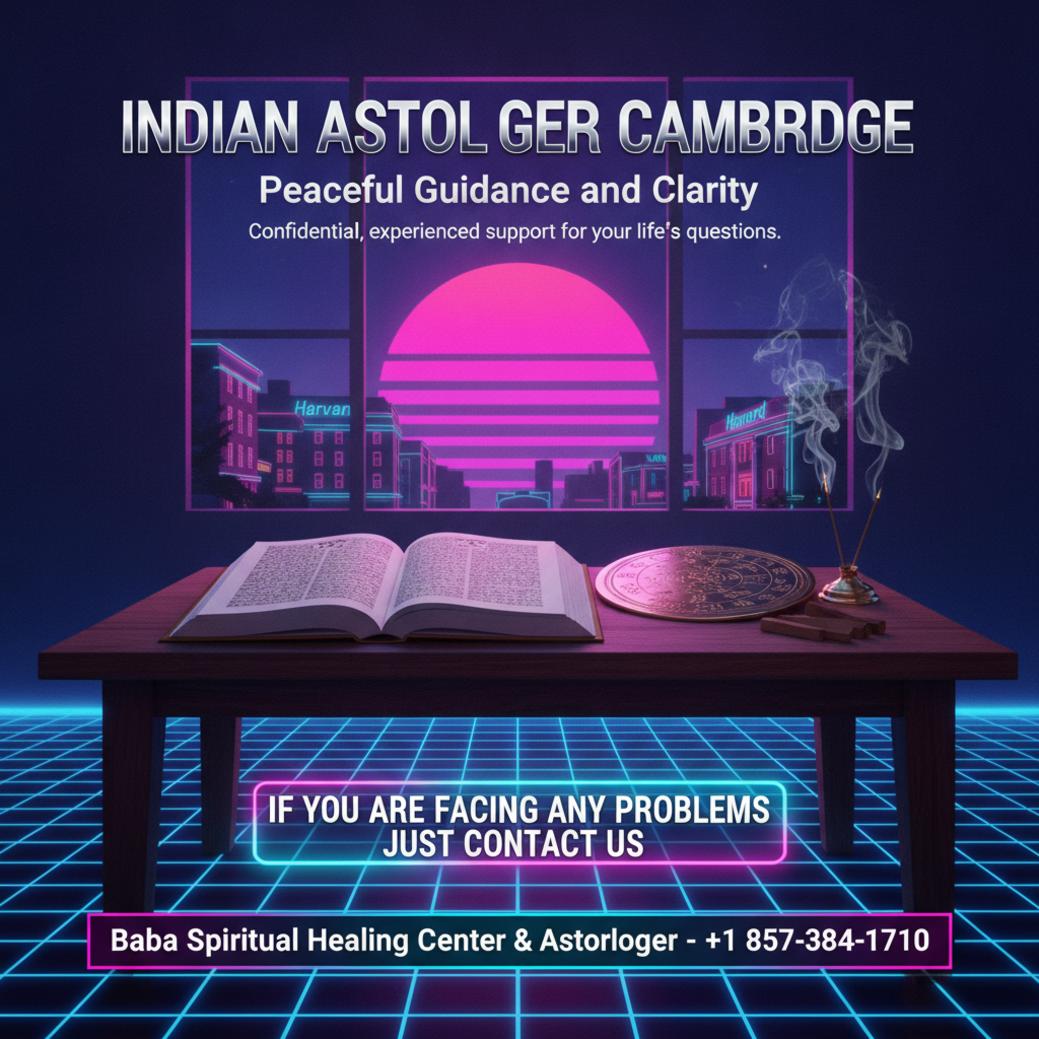 Indian astrologer tools and Vedic astrology chart in Cambridge, MA setting