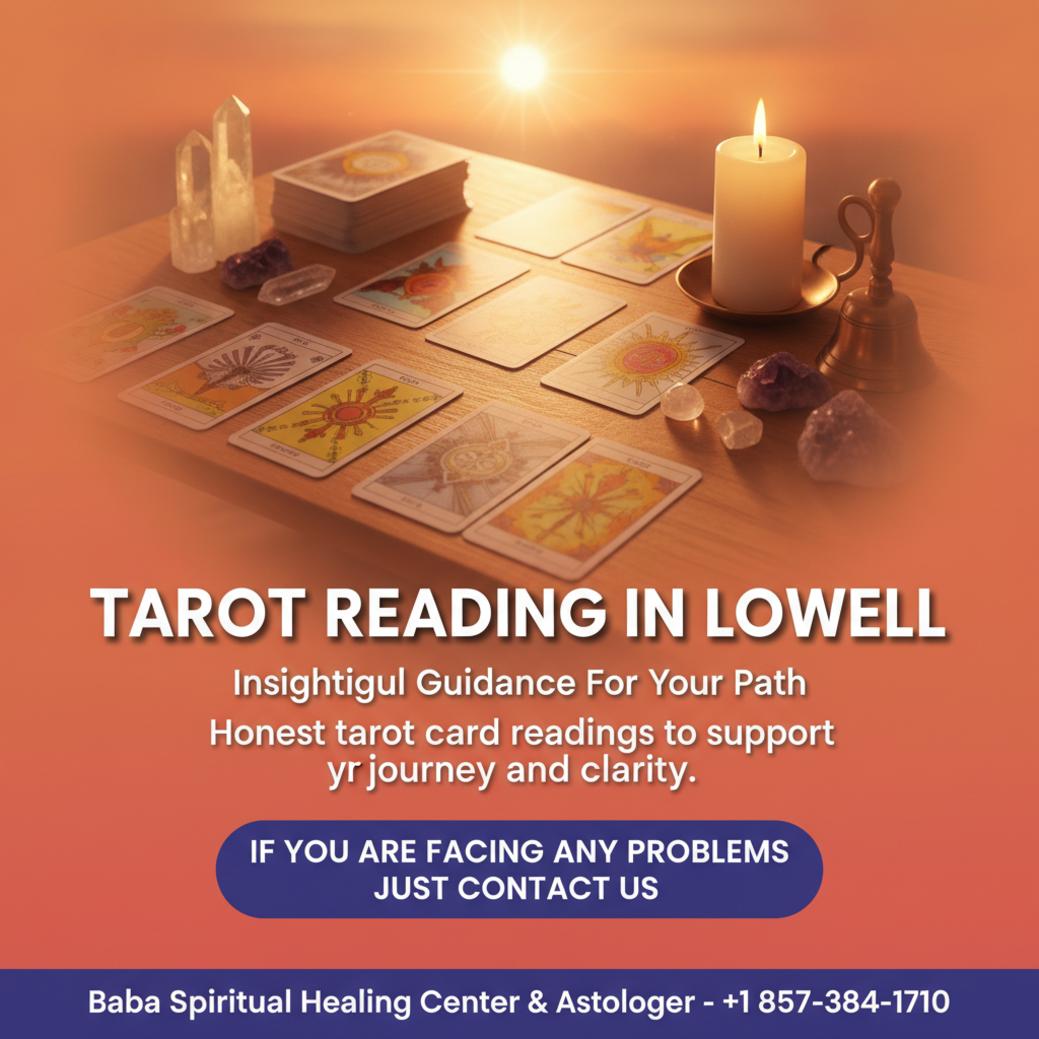 tarot reading cards on wooden table spiritual Lowell MA